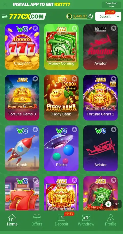 777CX Game